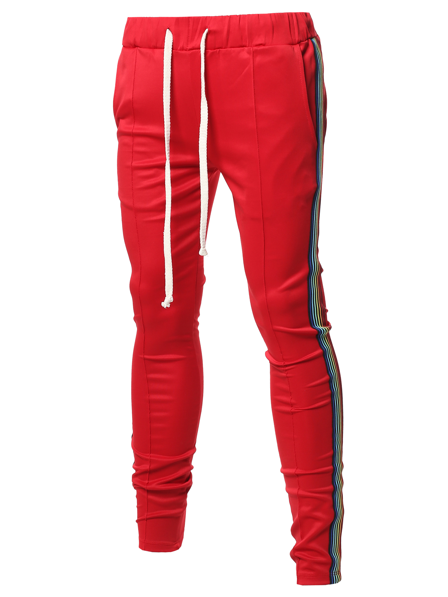 ankle zipper track pants