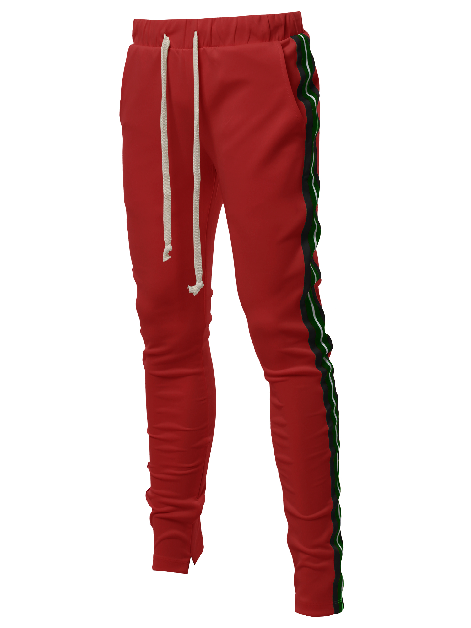 ankle zipper track pants