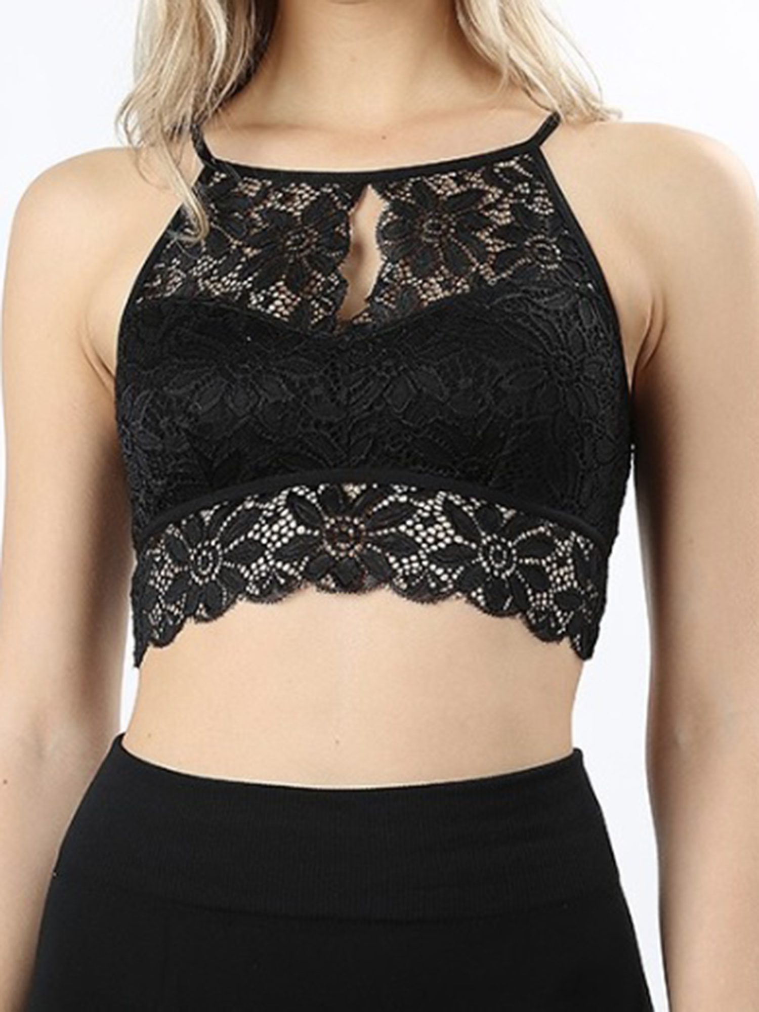 Fashionoutfit Womens Sexy Lace High Neck Bralette Top Ebay 1622